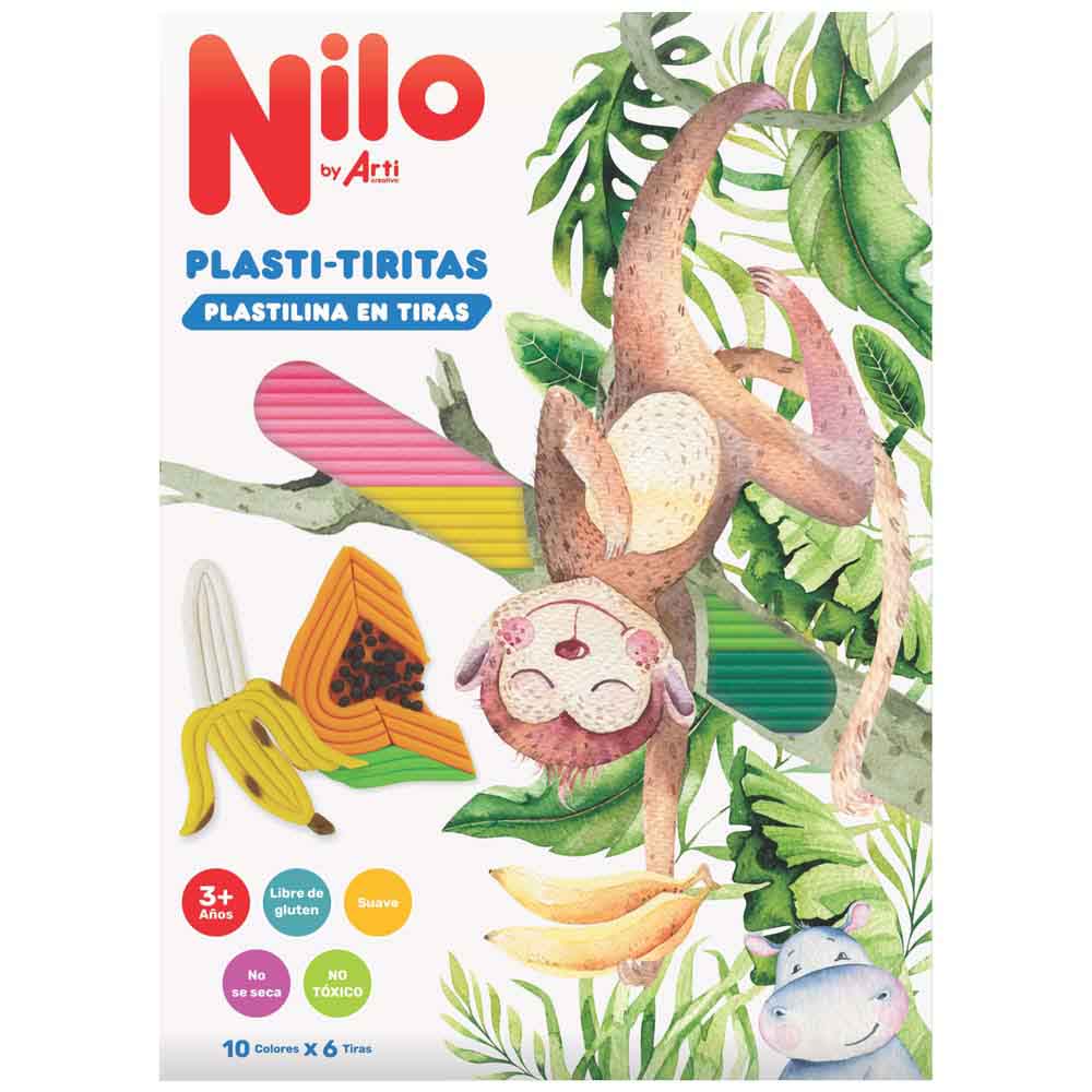 Plasti-Tiritas NILO Monitos 10 Colores