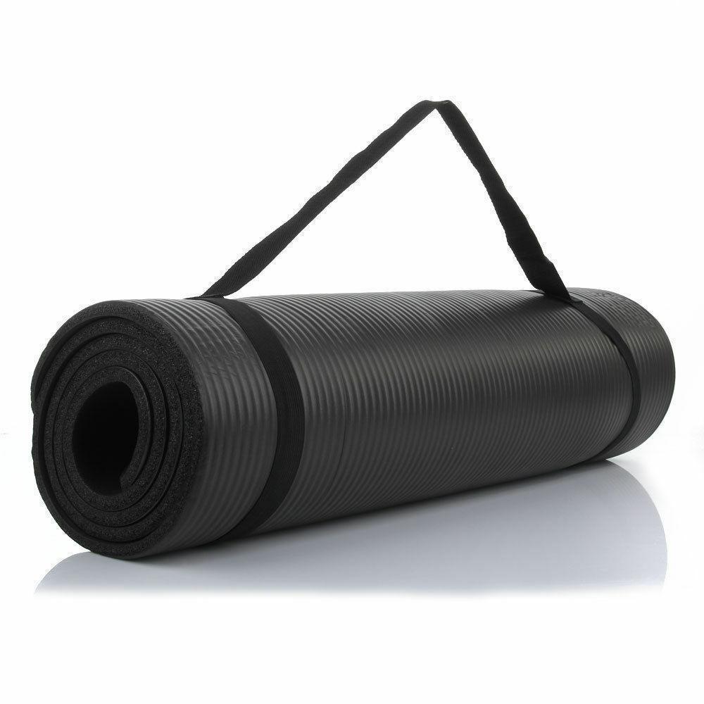 Colchoneta Mat de Yoga Z29_Fit Negro15mm Tapete de Yoga