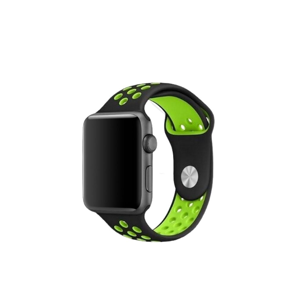 Correa Nike para Apple Watch 38/40 mm Negro Con Verde