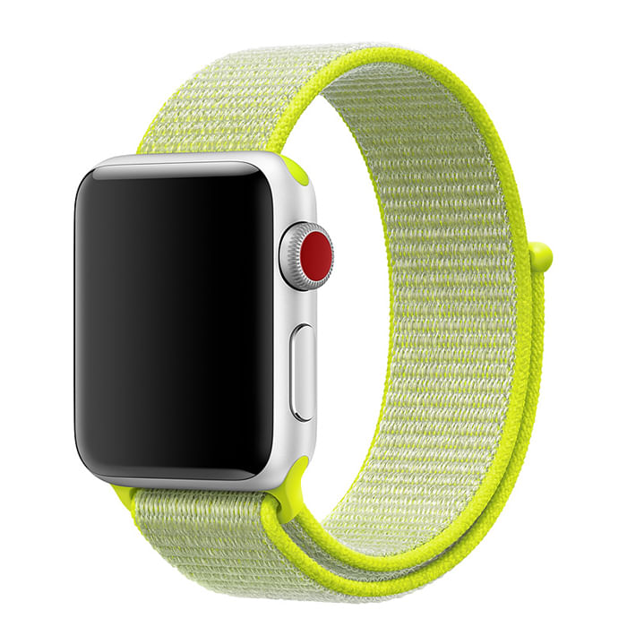 Correa Nylon para Apple Watch 42/44 mm Verde Light