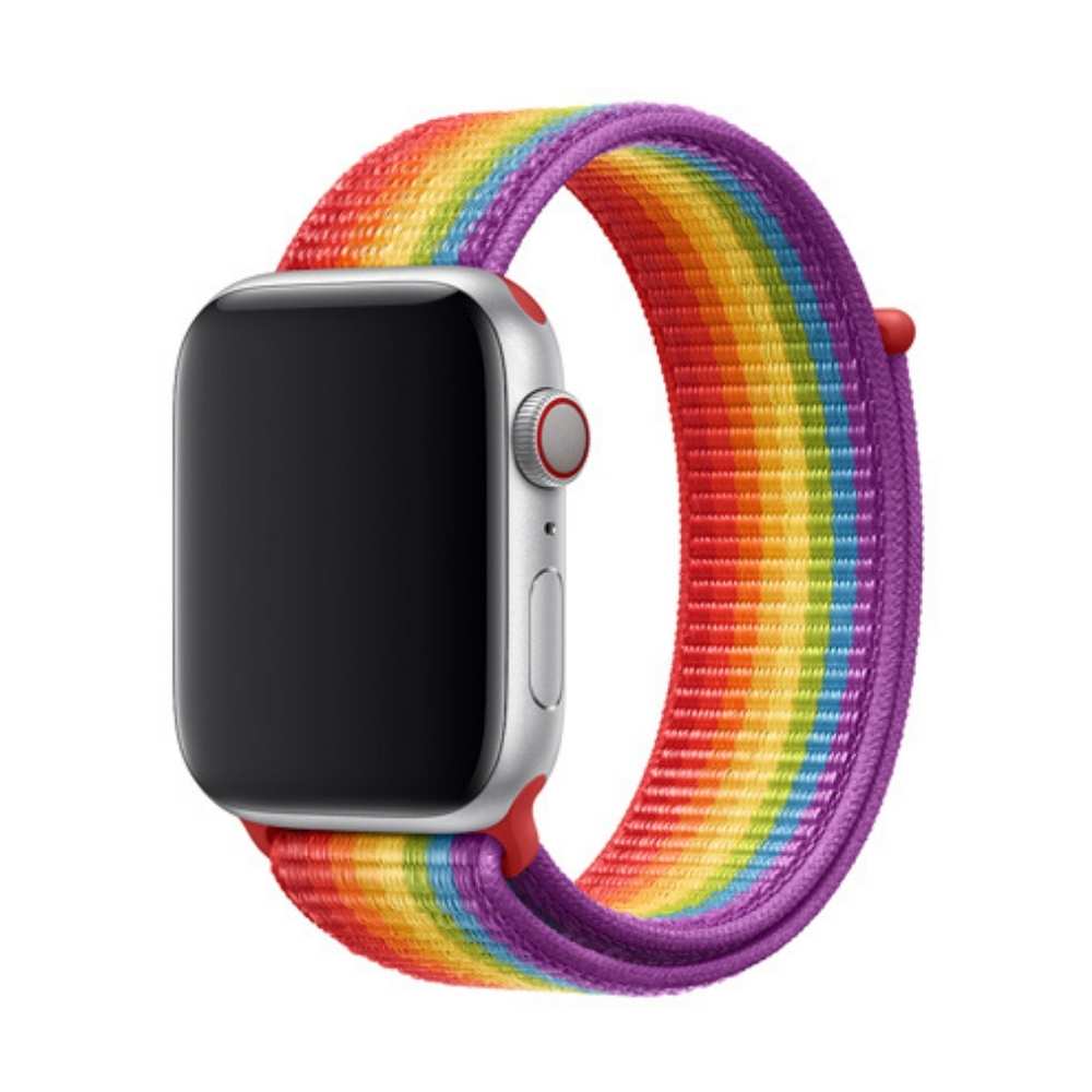 Correa Nylon para Apple Watch 42/44 mm Rainbow
