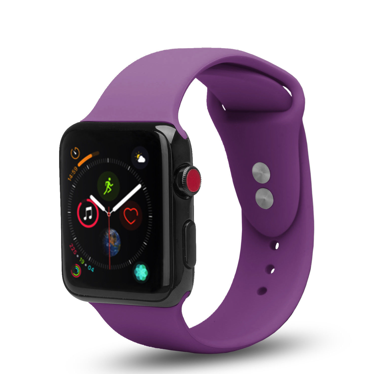 Correa Silicona para Apple Watch 38/40 mm Purpura