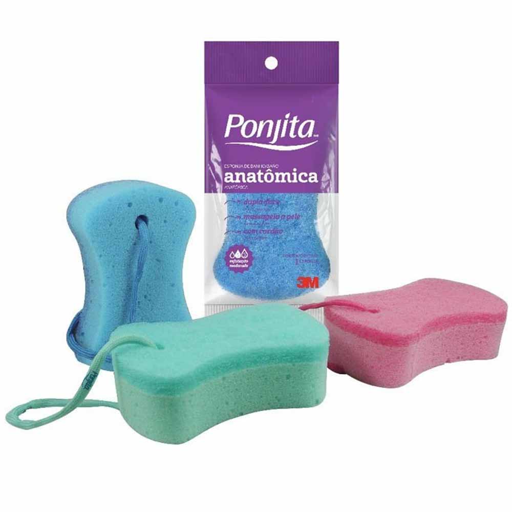 Esponja de Baño Anatómica PONJITA Bolsa 1un