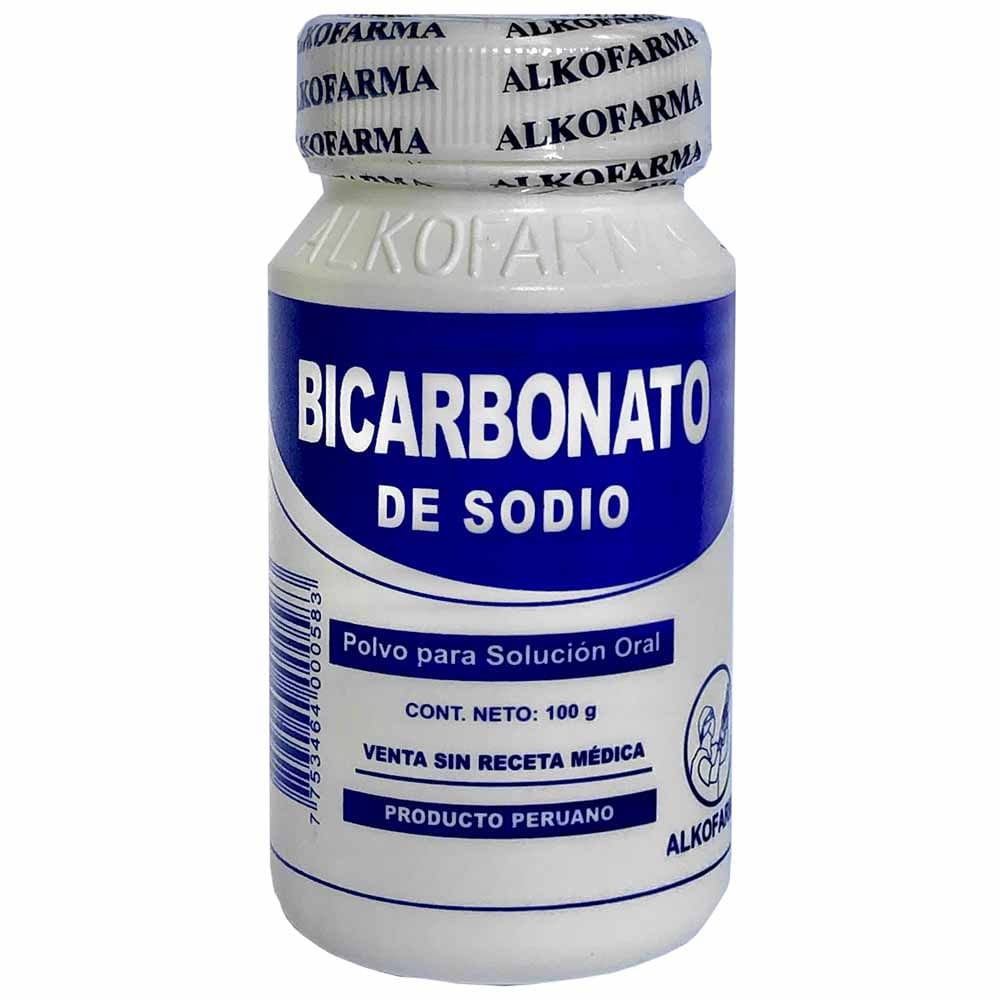 Bicarbonato de Sodio ALKOFARMA Pote 100g