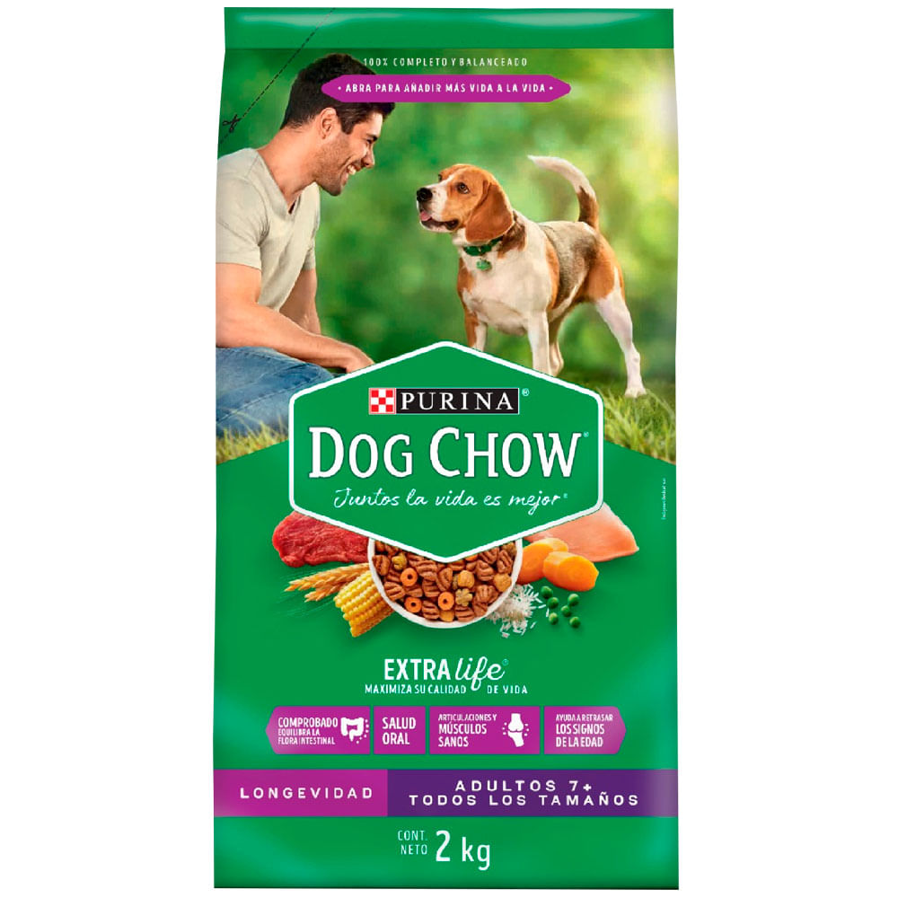Comida para Perros DOG CHOW Longevidad Bolsa 2Kg