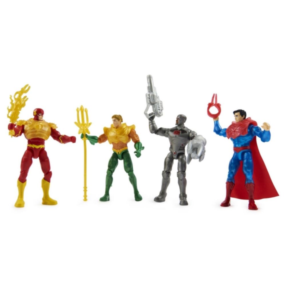 Figura De Acción Dc Comics Pack De 4