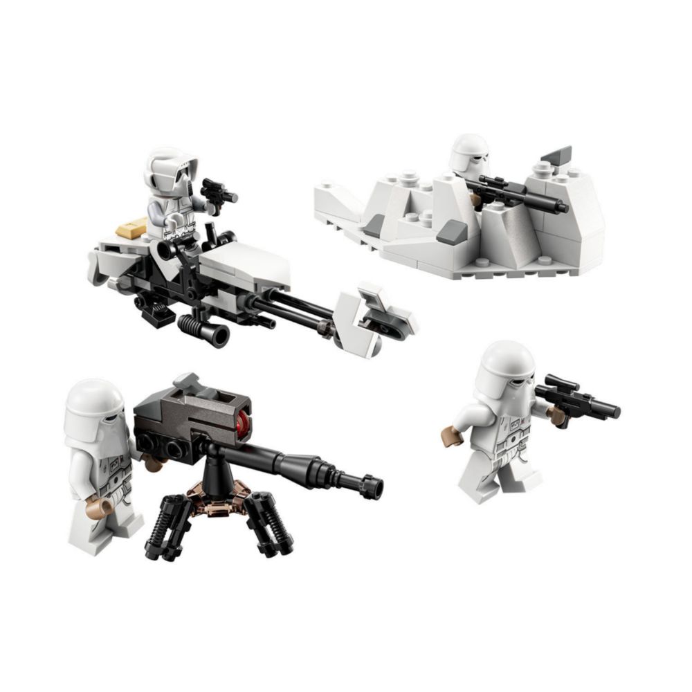 Armable Lego Pack De Combate Troopers De Nieve