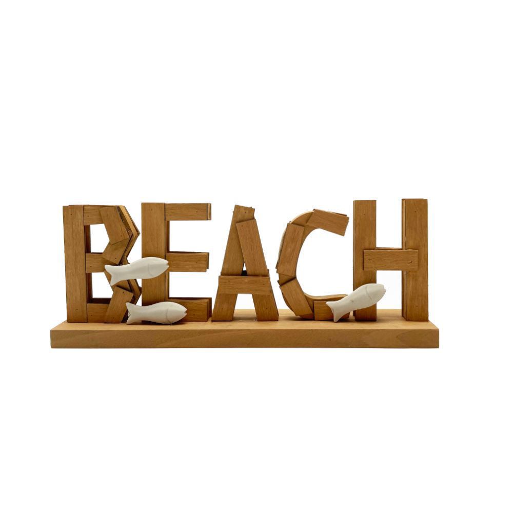 Letras Beach 12.5 cm