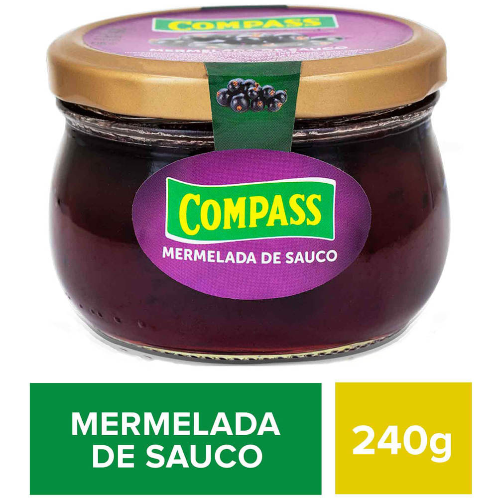 Mermelada de Sauco COMPASS Frasco 240g