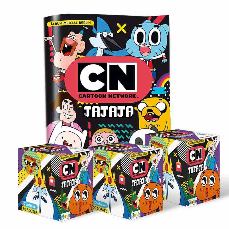 Álbum Cartoon Network 2022 Editorial Berlín Tapa Blanda + 3Cajitas (150 Sobres)