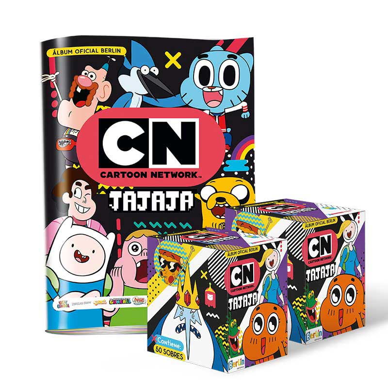 Álbum Cartoon Network 2022 Editorial Berlín Tapa Blanda + 2 Cajitas (100 Sobres)
