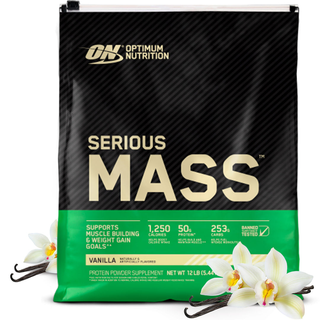 Serious Mass 12 Lb Vanilla - Optimum Nutrition
