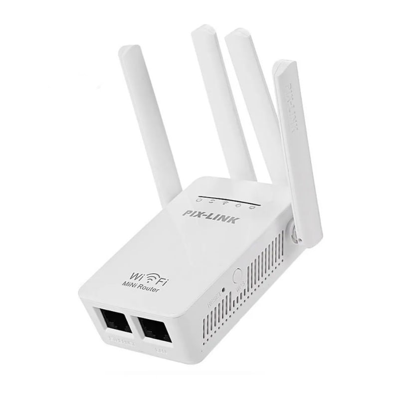 Router WIFI 300mbps Repetidor de Señal Extender 4 Antenas