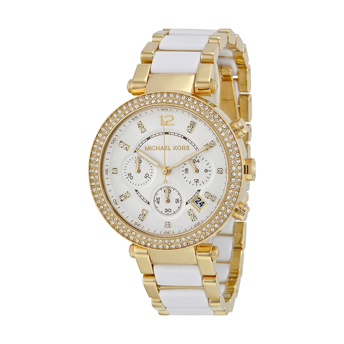 Reloj Michael Kors MK6119 White and Gold Para Dama