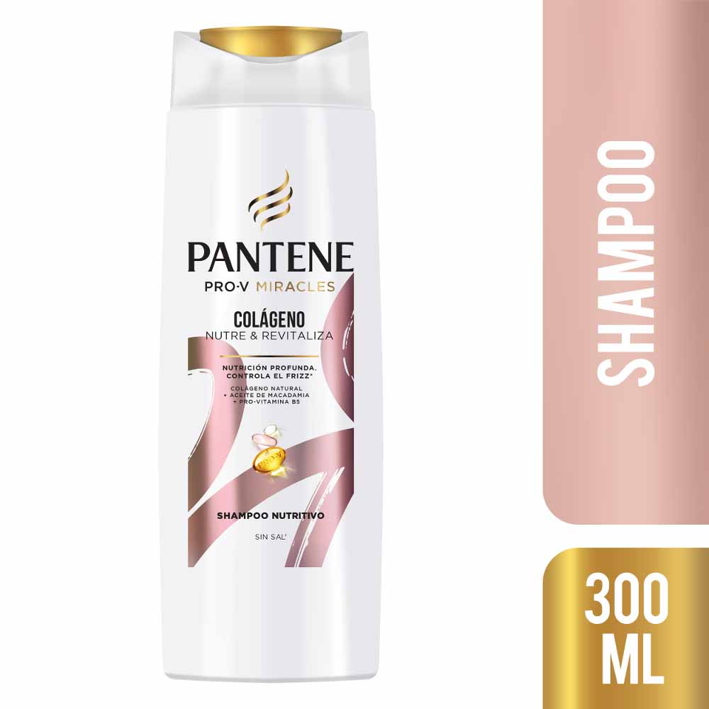 Shampoo Pantene Pro-V Miracles Colágeno Nutre & Revitaliza Frasco 300ml