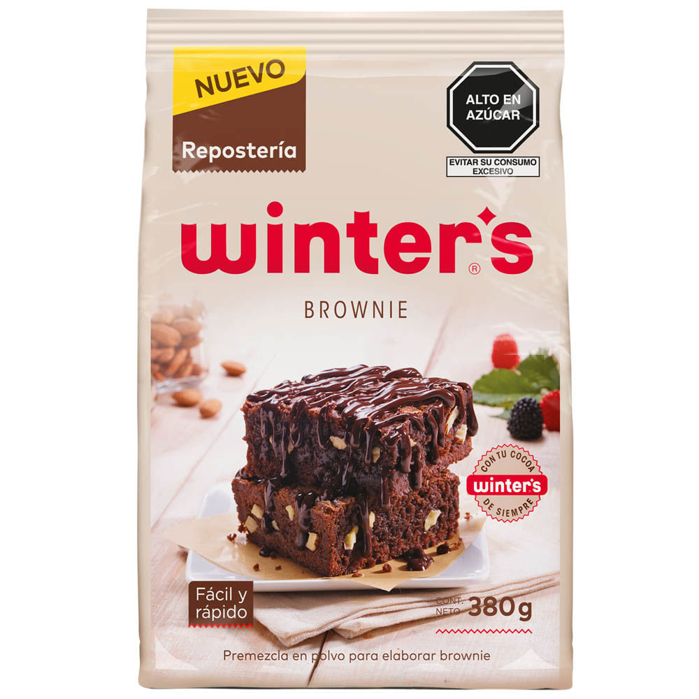 Premezcla WINTER'S Brownie Caja 380g