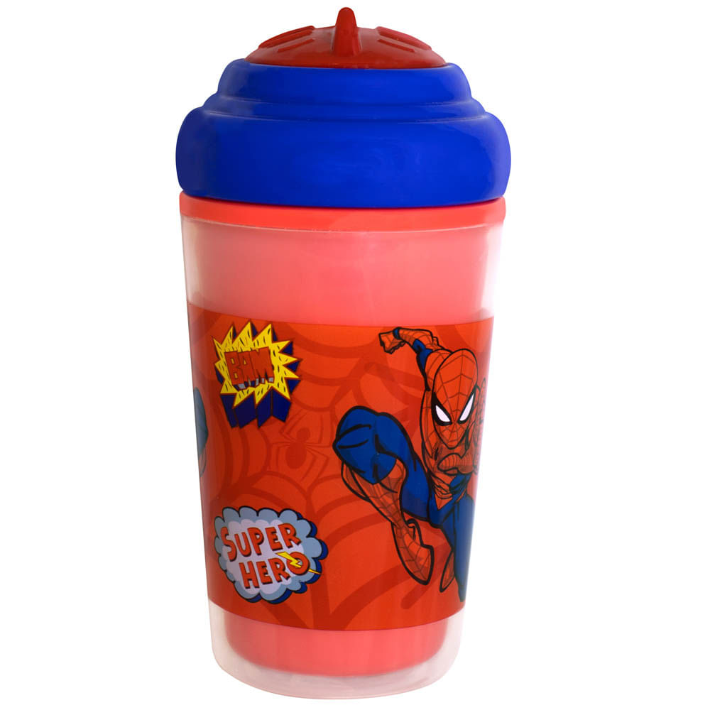 Vaso de Entrenamiento MARVEL Spider-Man Doble Pared 10oz (Modelos Aleatorios)