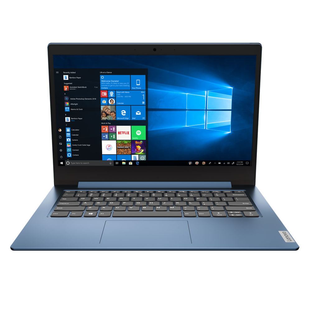 Laptop Lenovo IdeaPad 1 Intel N5030 1.1Ghz 14IGL05 - 81VU 4GB 128GB SSD, 14" HD Ice Blue
