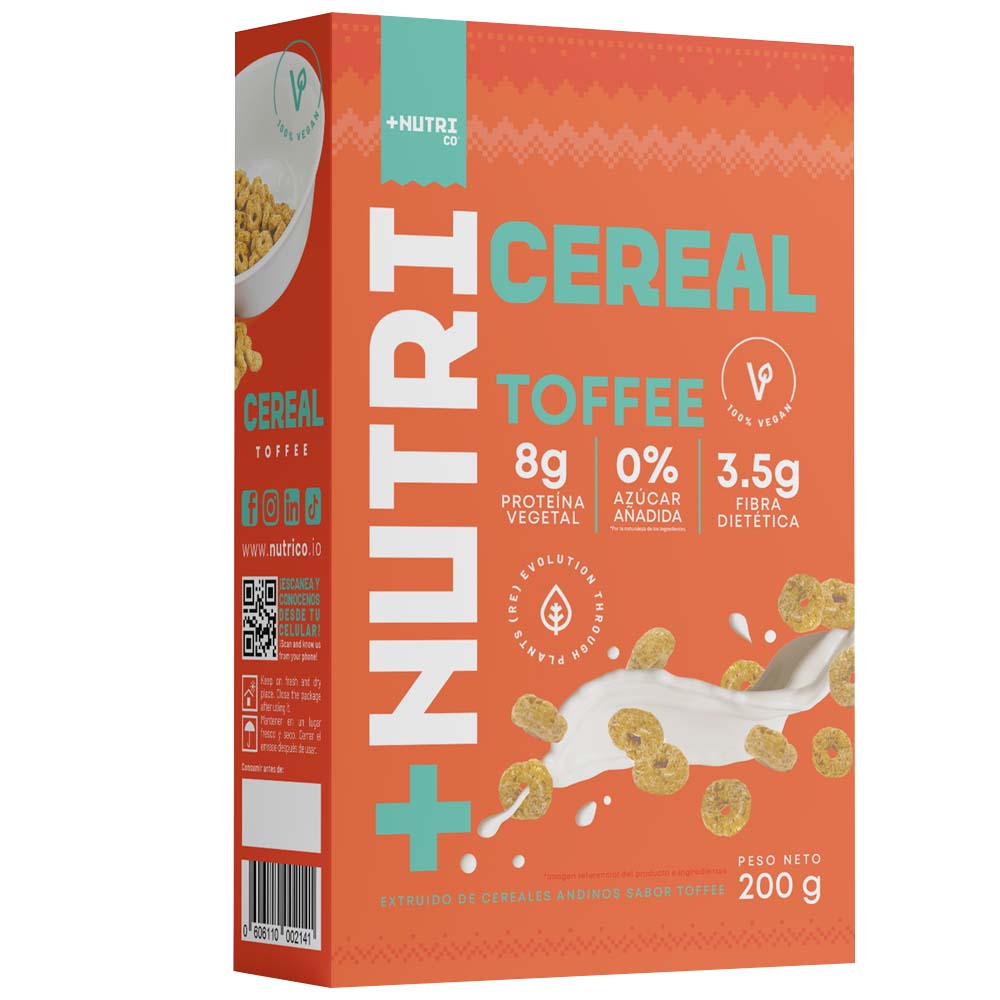 Cereal + NUTRI CO Toffee Caja 200g