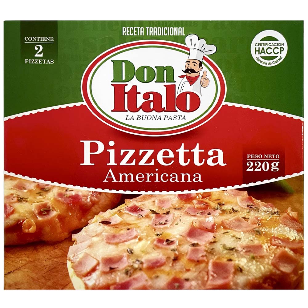 Pizza DON ITALO Americana Caja 220g