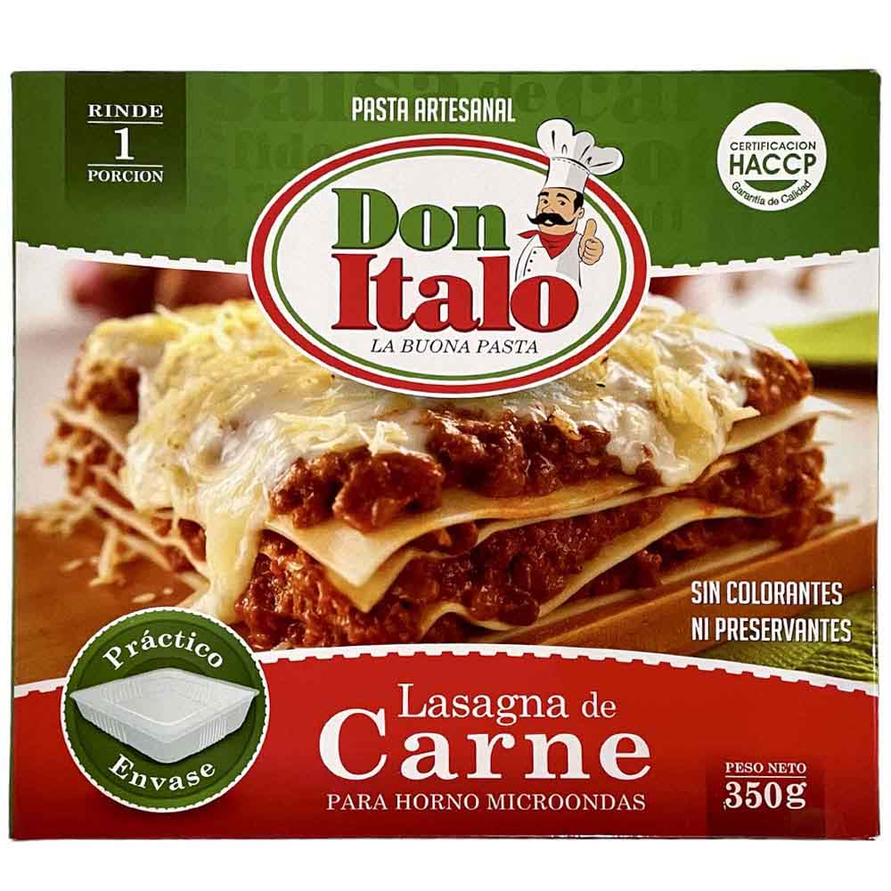 Lasagña DON ITALO de Carne Caja 350g