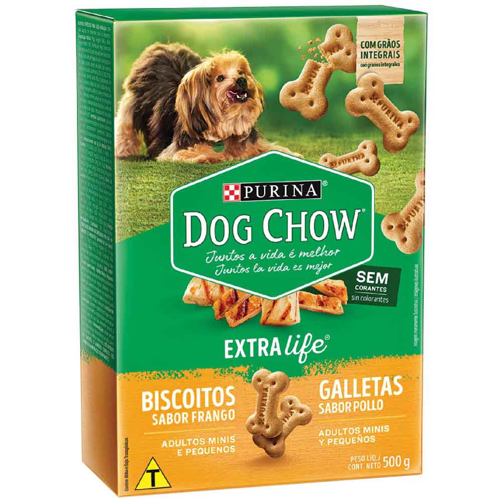 Comida para Perro DOG CHOW Adulto Razas Pequeñas Pollo Caja 500g