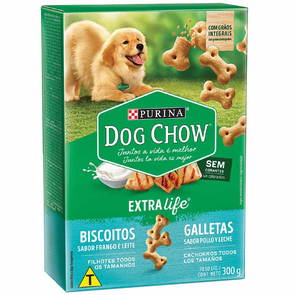 Comida para Perro DOG CHOW Cachorro Pollo y Leche Caja 300g