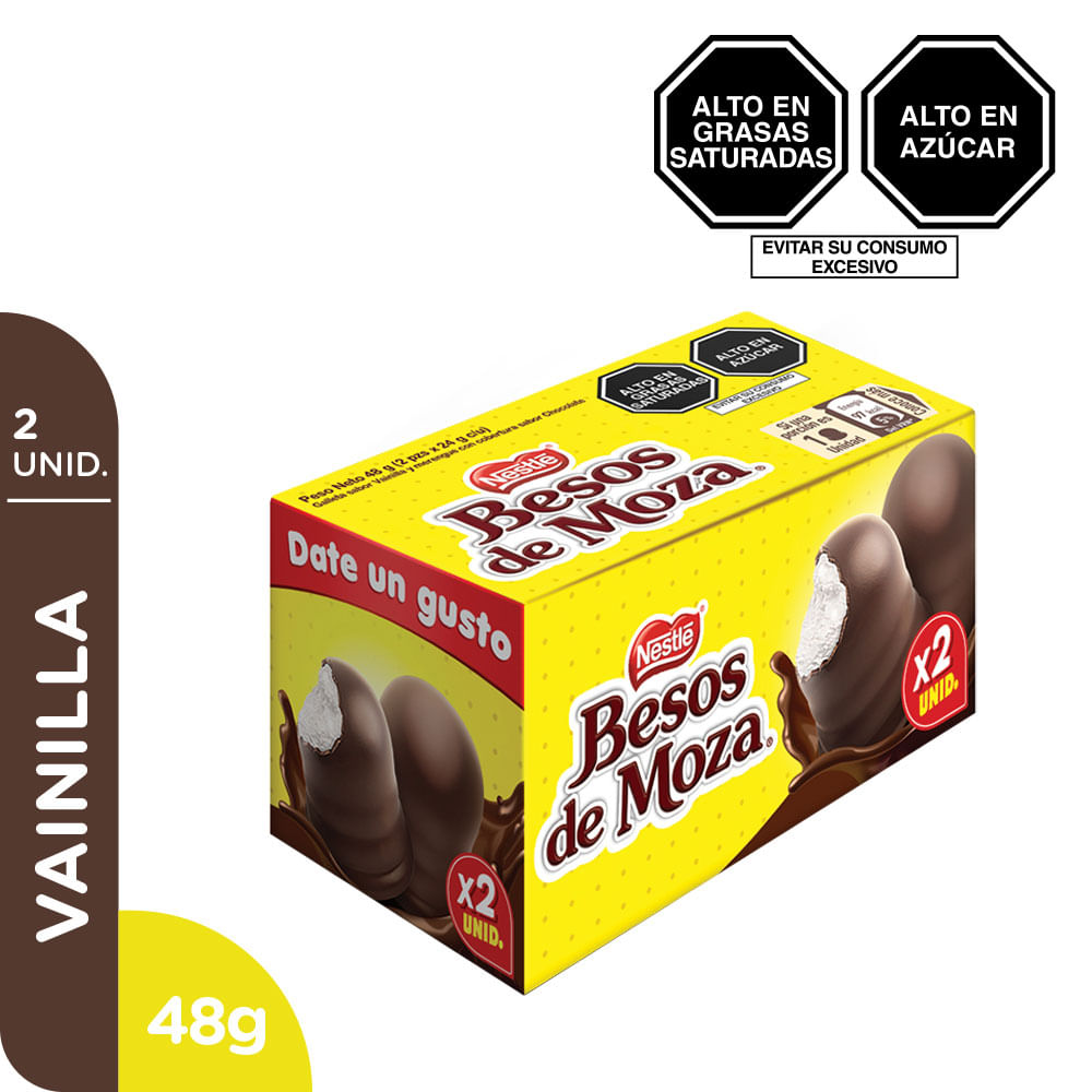 Chocolate BESOS DE MOZA Clásico Caja 2un