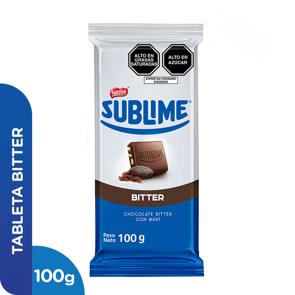 Chocolate SUBLIME Bitter Tableta 100g