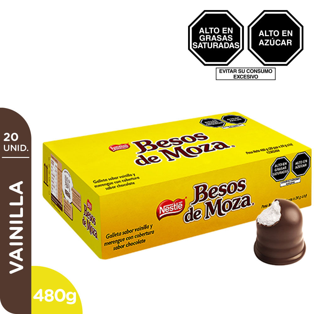 Chocolate BESOS DE MOZA Clásico Caja 20un x 24g