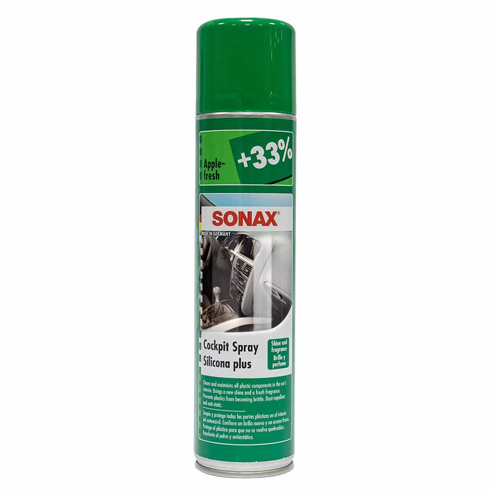 Silicona para Autos SONAX en Spray Aroma a Manzana Botella 400ml