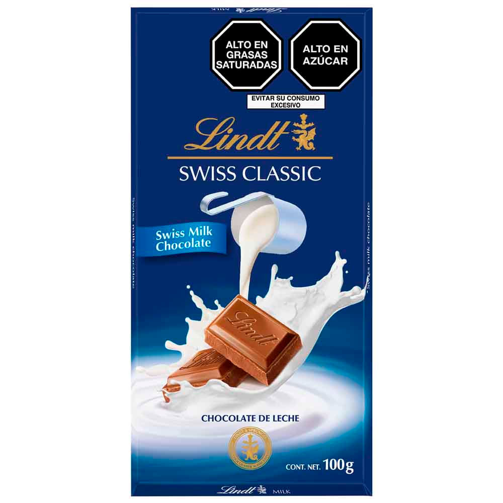 Chocolate Suizo lanco LIND Swiss Classic Envoltura 100g