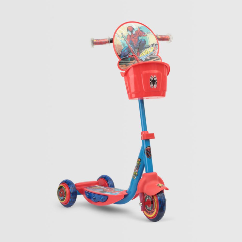 Baby Scooter Spider-Man C/Luces Spiderman