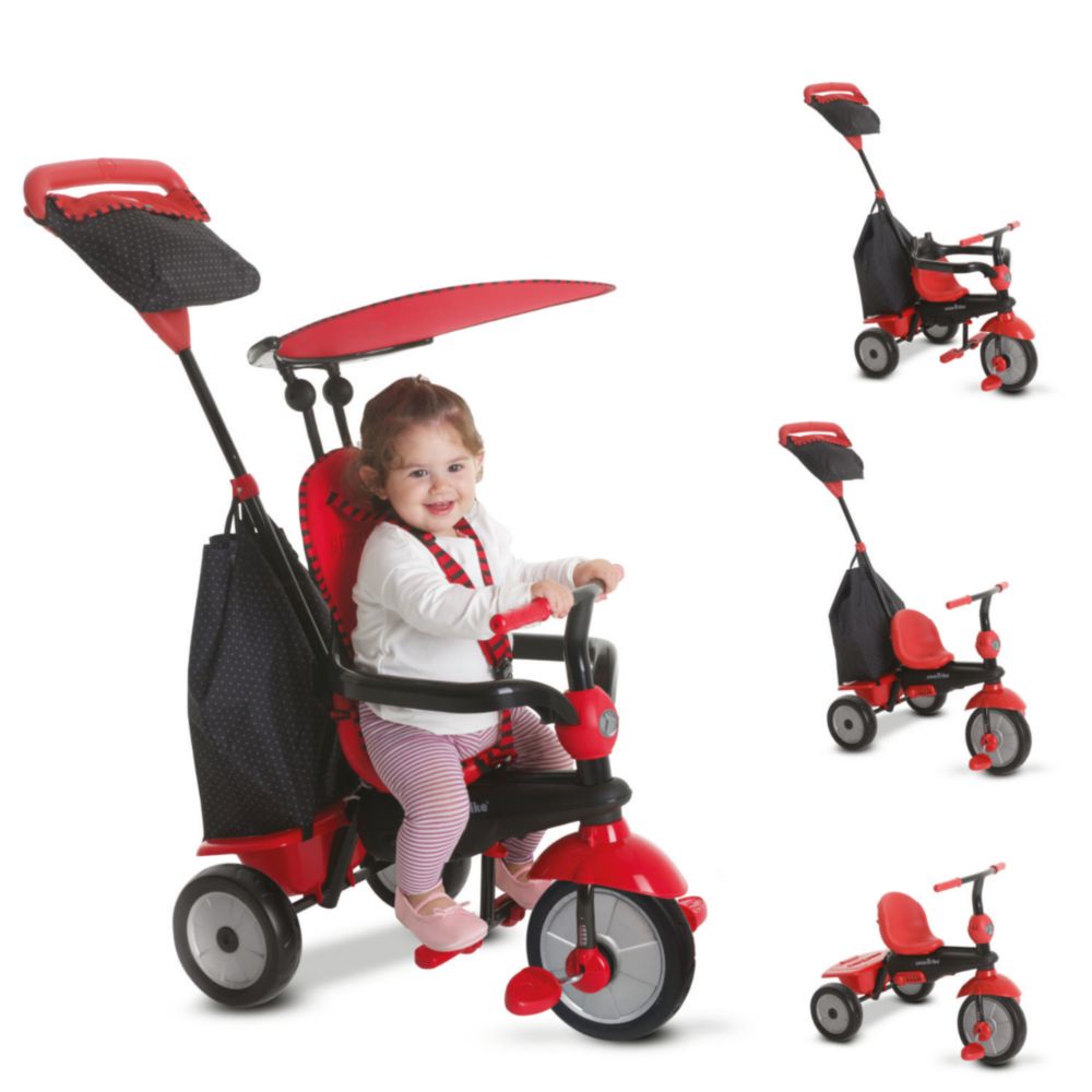 Triciclo Para Niños Smartrike Glow 4 En 1 Rojo