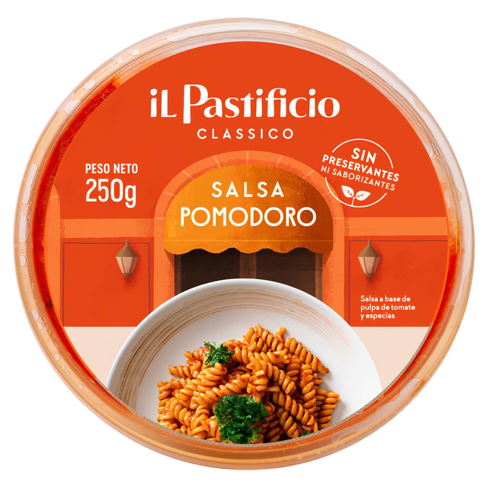 Salsa Artesanal de Tomate IL PASTIFICIO Pote 250g