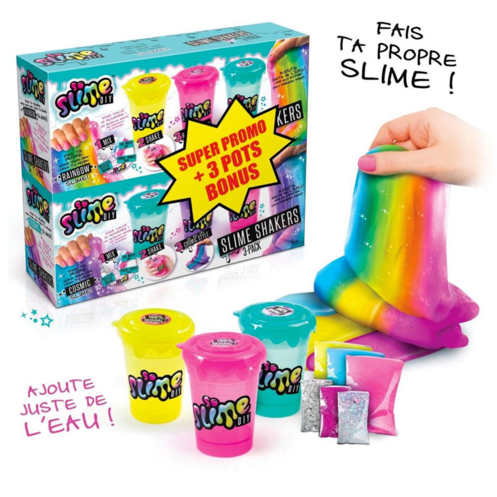 Slime Canal Toys Shakers Pack De 3 Bonus