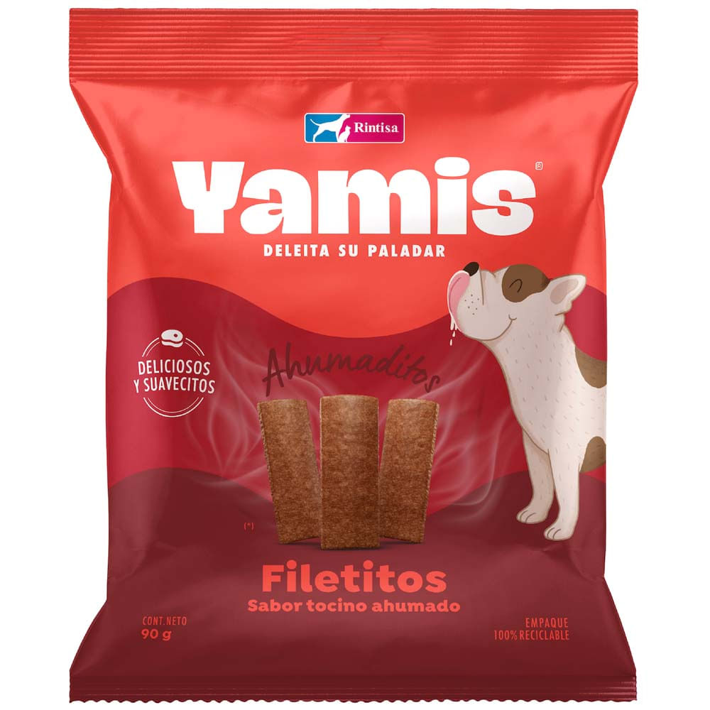 Comida para Perros YAMIS Adultos Filetitos Doypack 90g
