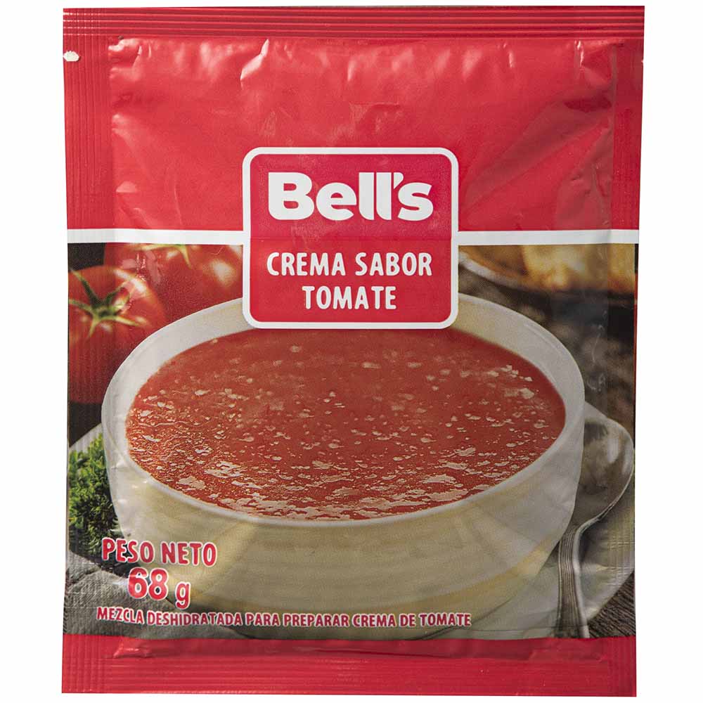 Crema de Tomate BELL'S Mezcla Deshidratada Bolsa 68g