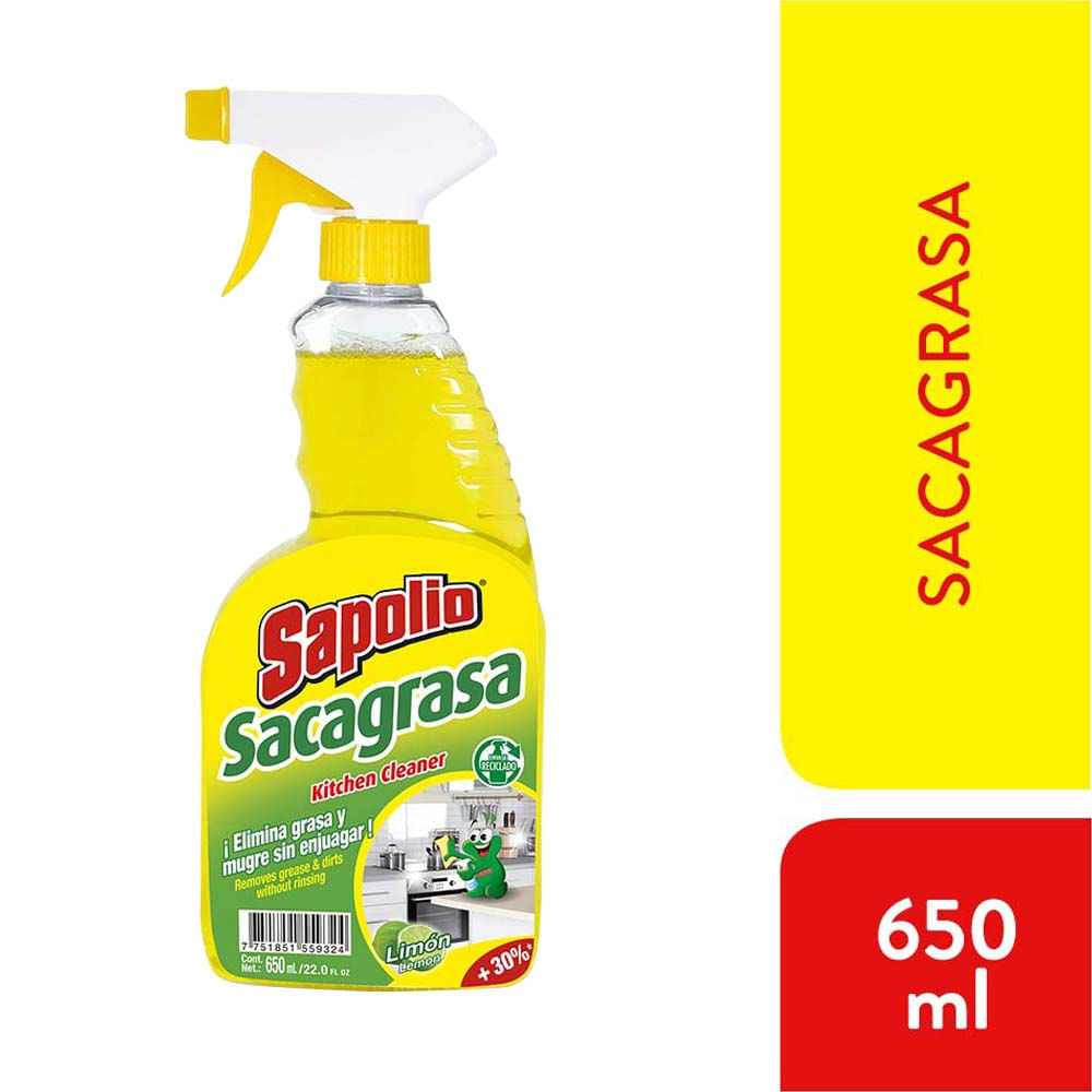 Sacagrasa SAPOLIO Limón Gatillo 670ml