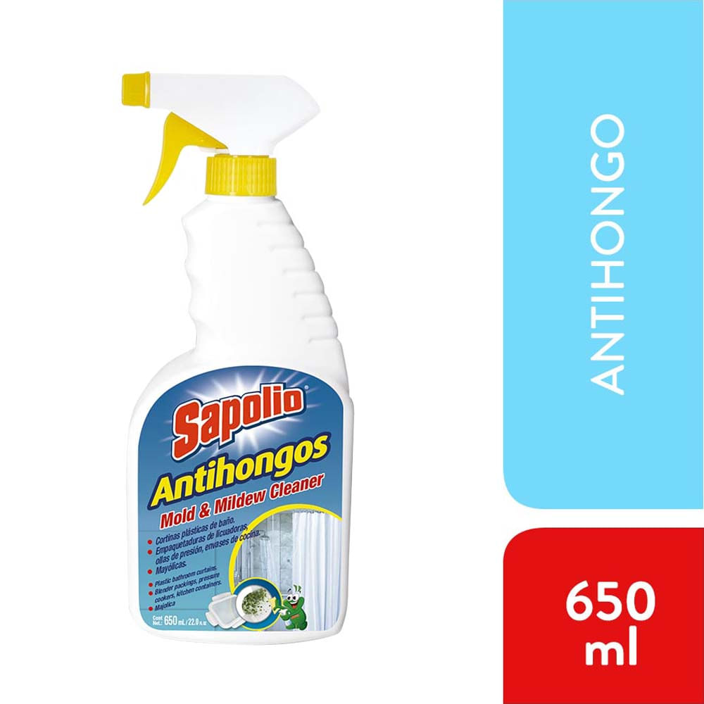 Limpiador de Baño SAPOLIO Antihongos Gatillo 650ml