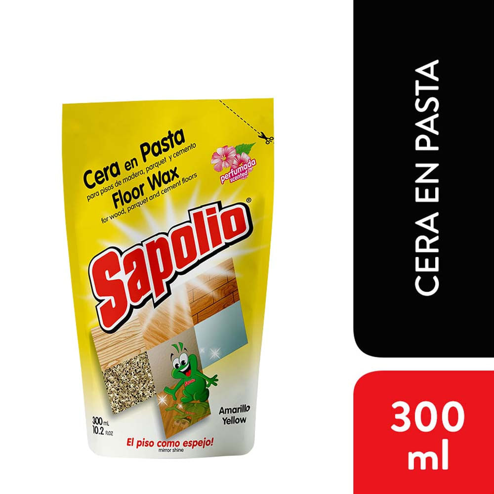 Cera en pasta SAPOLIO Amarilla Doypack 300Ml