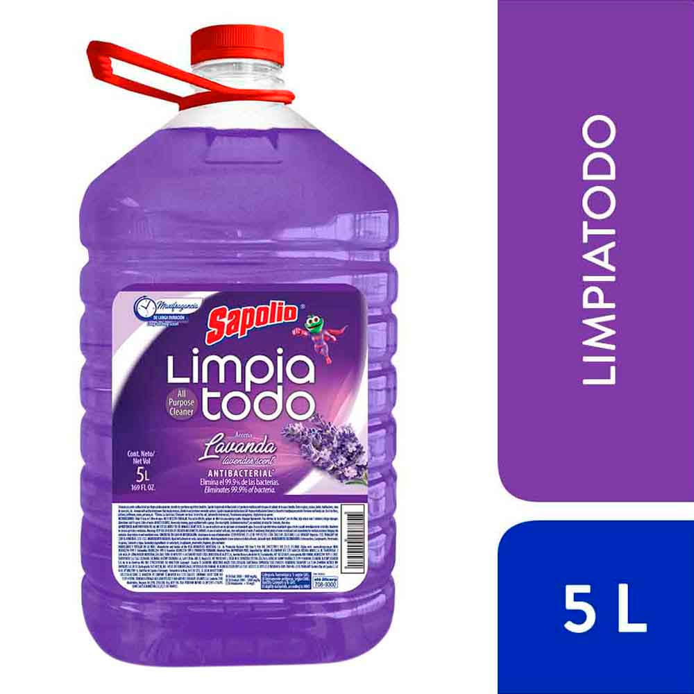 Limpiador Limpiatodo SAPOLIO Lavanda Botella 5L