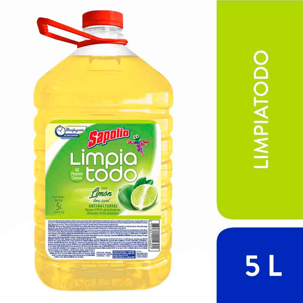 Limpiatodo SAPOLIO Limón Botella 5L