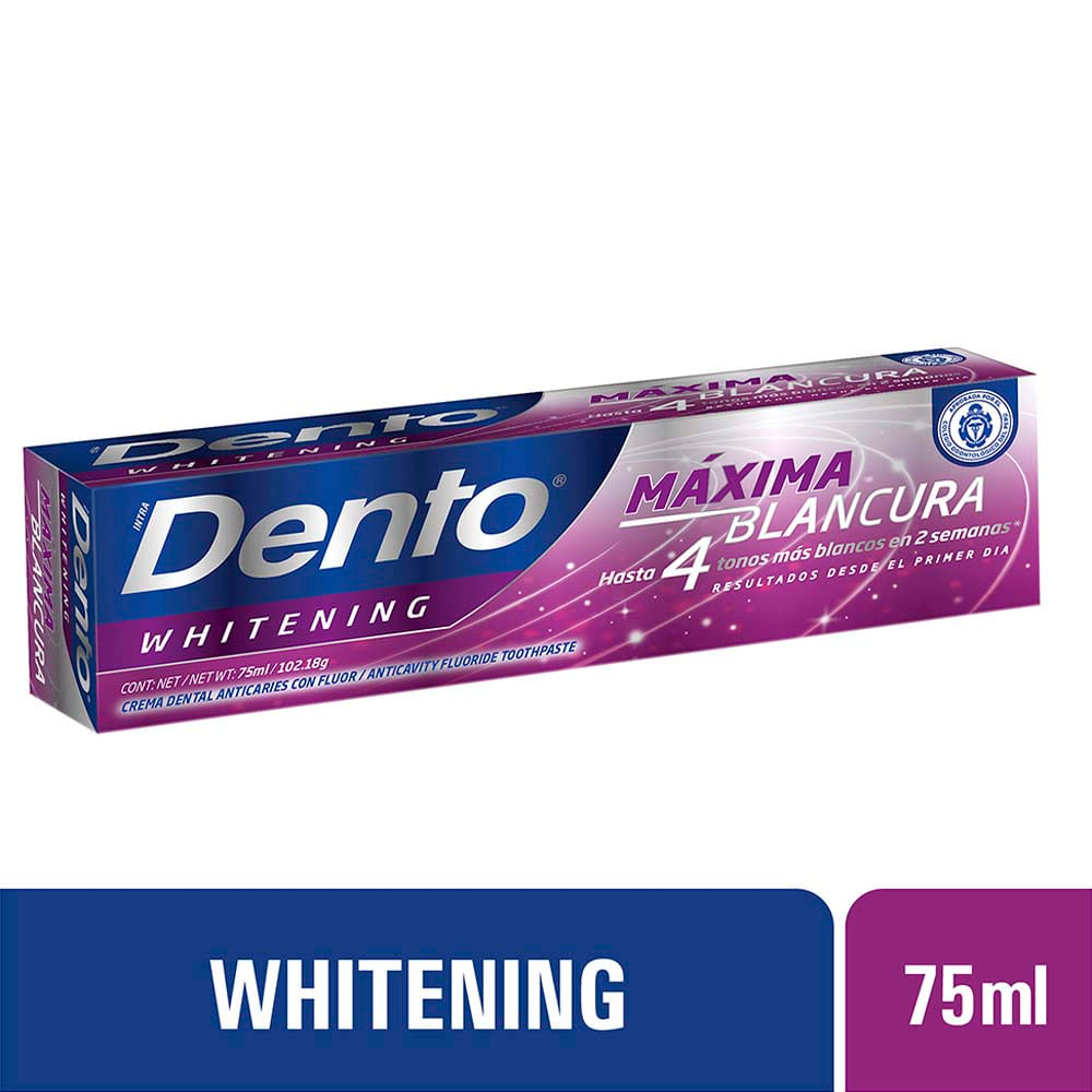 Pasta Dental DENTO Whitening Tubo 75ml