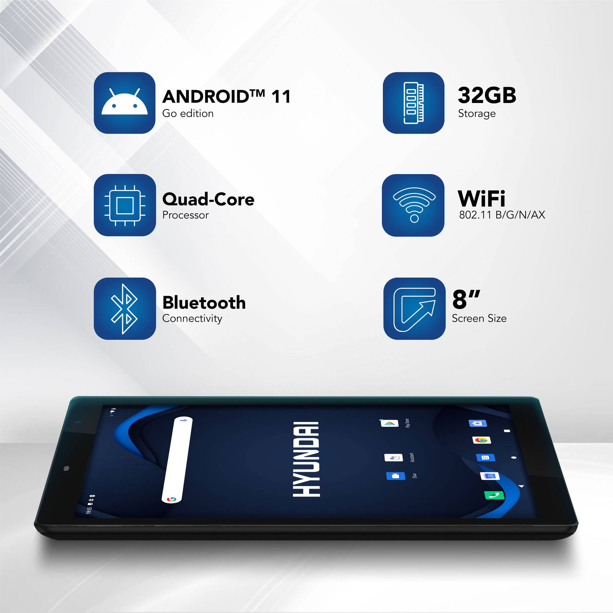 Hyundai Hytab Pro 32GB (Wi-Fi, Negro)