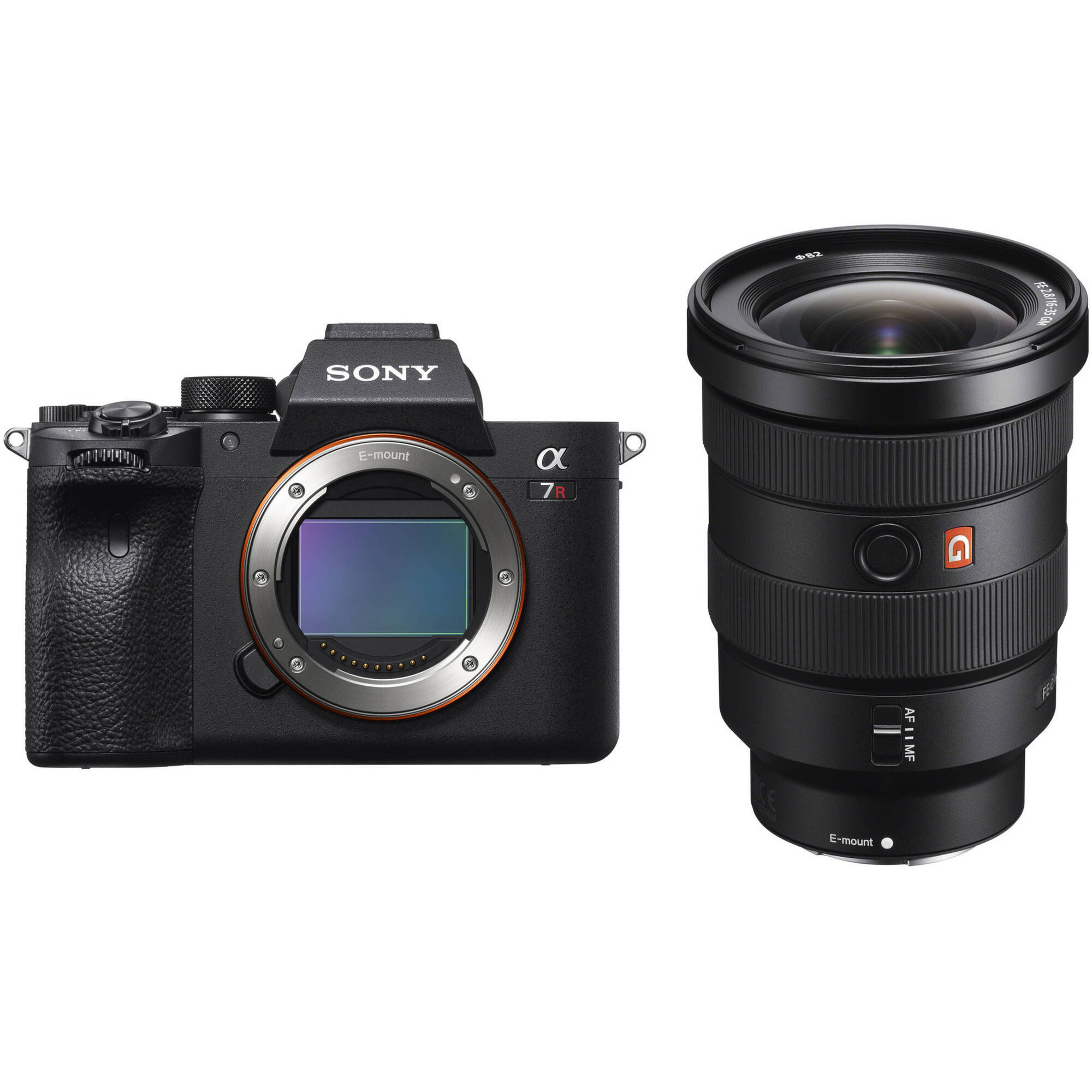 Cámara sin espejo Sony a7R IVA con kit de lentes de 16-35 mm f/2.8