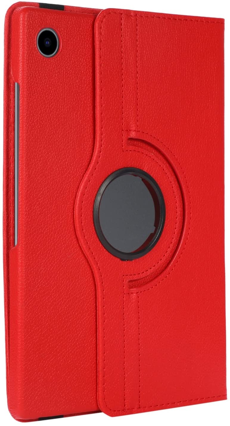 Funda Case para Tablet Samsung TAB A8 10.5" SM-X205 Giratorio con Soporte Rojo
