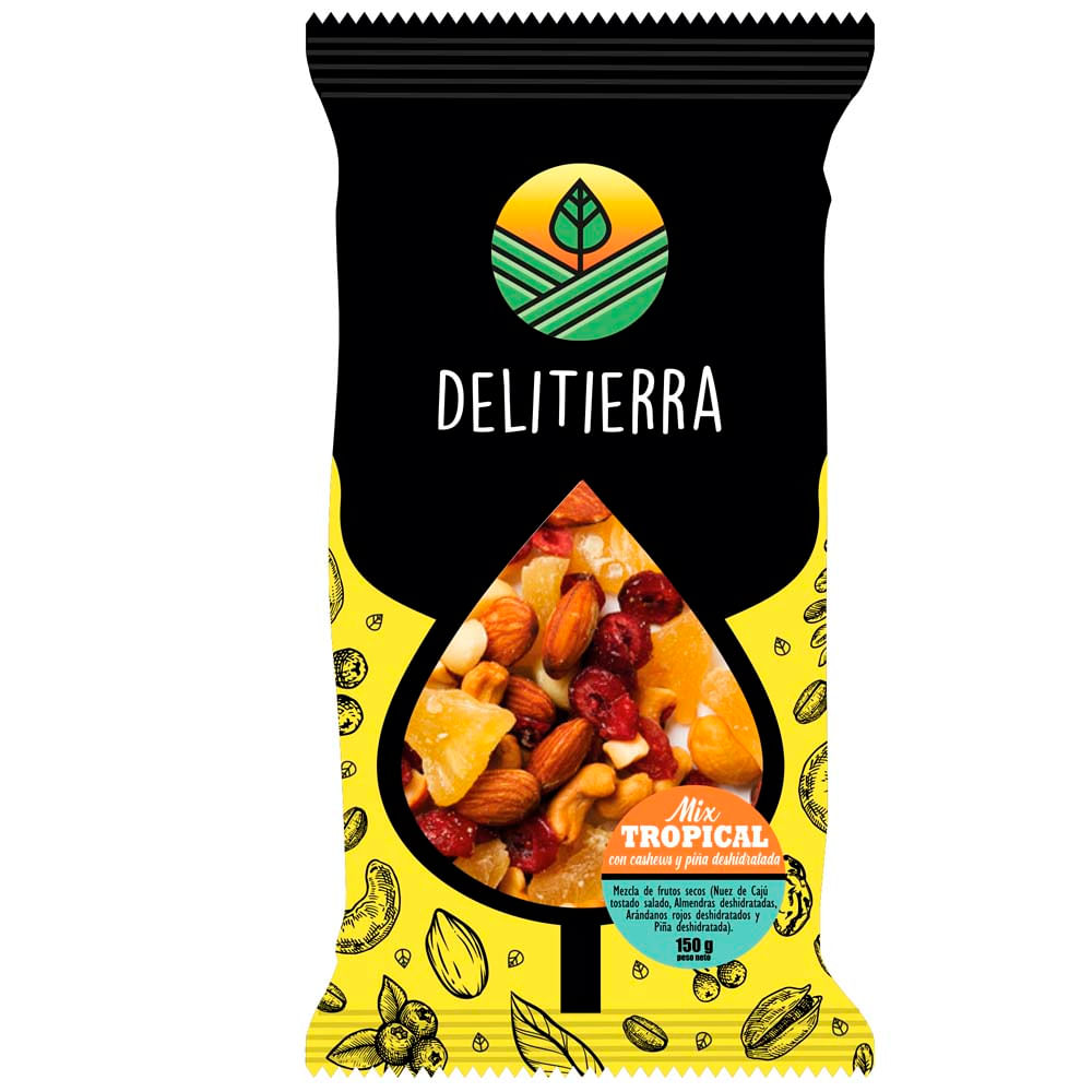 Chips DELITIERRA Mix Tropical Bolsa 150g