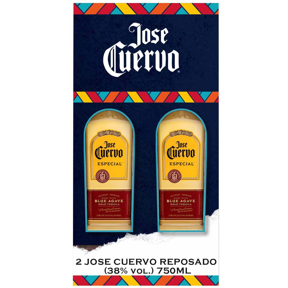 Pack Tequila JOSÉ CUERVO Especial Botella 750ml x 2un