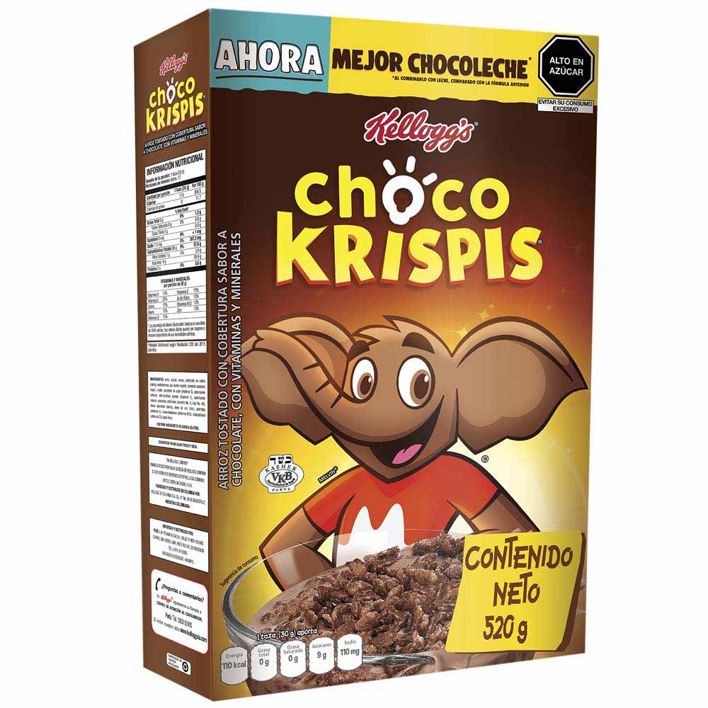 Cereal KELLOGG'S Choco Krispis Caja 520g
